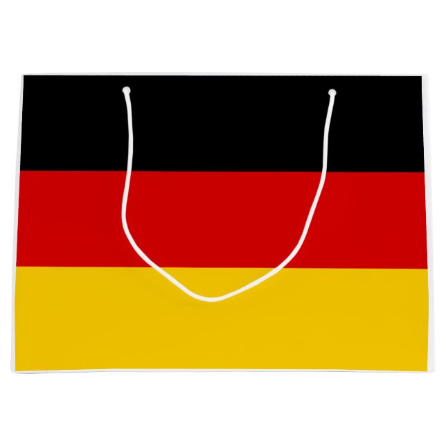 German Flag (Deutschland) (Germany) Large Gift Bag (Front)