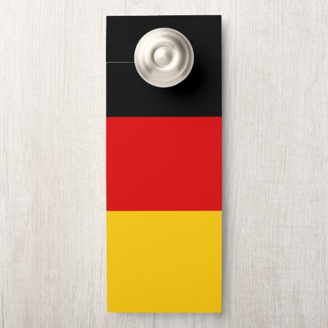 German flag door hanger (On Knob)