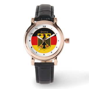 German Flag, Eagle & Germany fashion /design watch
