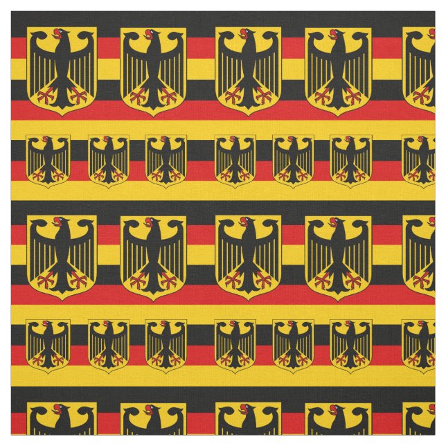 German Flag Eagle Sybol fabric /Germany (Swatch)