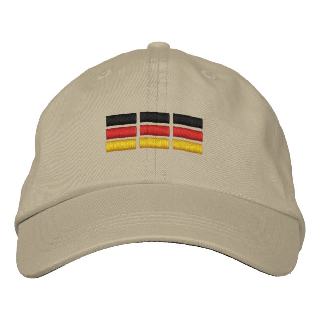 German Flag Embroidered Hat (Front)