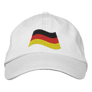 German Flag Embroidered Hat