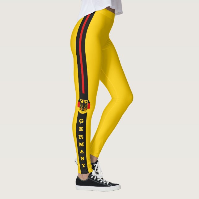 German Flag & Germany fashion patriots /sports Leg Leggings (Right)