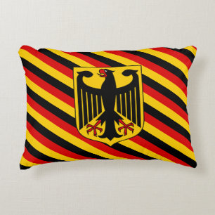 German Flag & Germany travel, holiday /sport fans Decorative Cushion