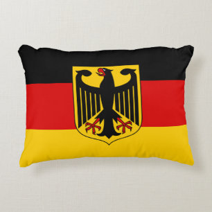 German Flag & Germany travel, holiday /sport fans Decorative Cushion