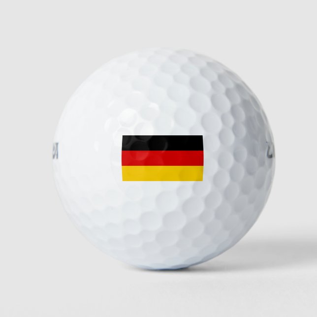 German Flag Golf Balls (Front)