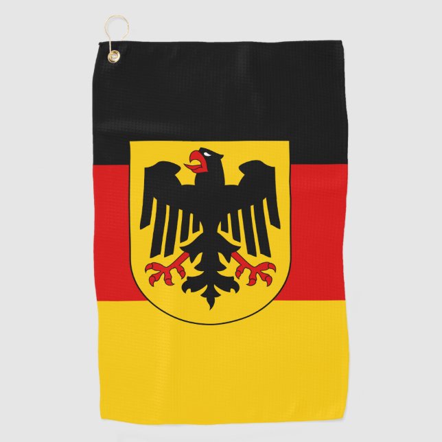 German flag golf towel (Front)