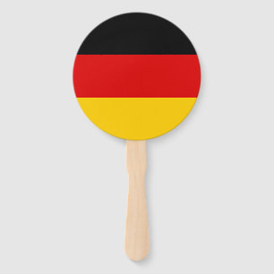 German Flag Hand Fan