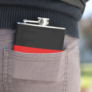 German flag hip flask