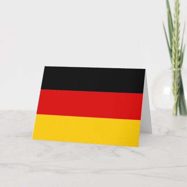 German Flag Holiday Card (Front)