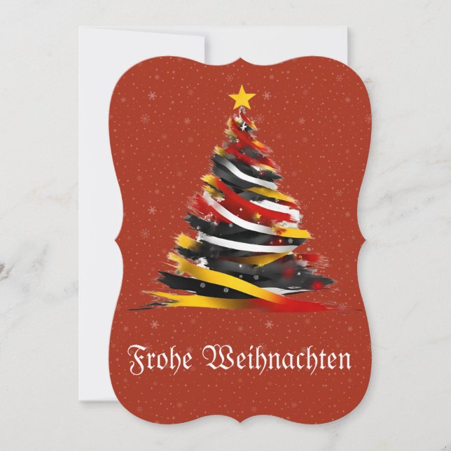 german flag inspired christmas card (Front)