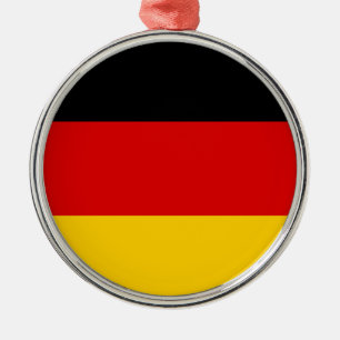 German flag metal tree decoration
