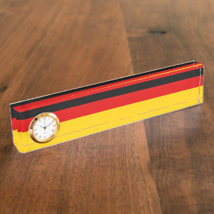 German flag nameplate