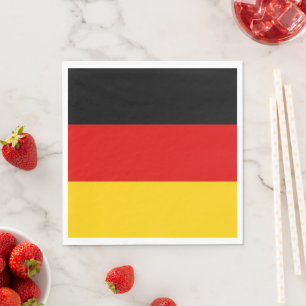 German flag napkin