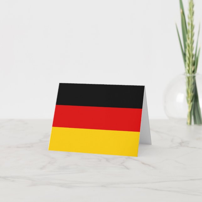 German flag note card (Front)