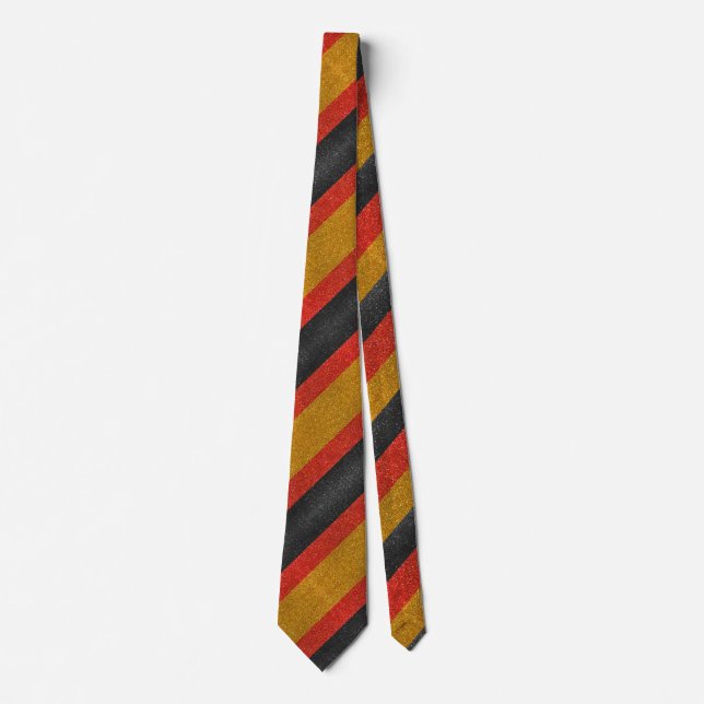 German Flag of Germany Berlin Glitter Professional Tie (Front)