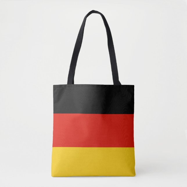 German flag of Germany shopping tote bags (Front)