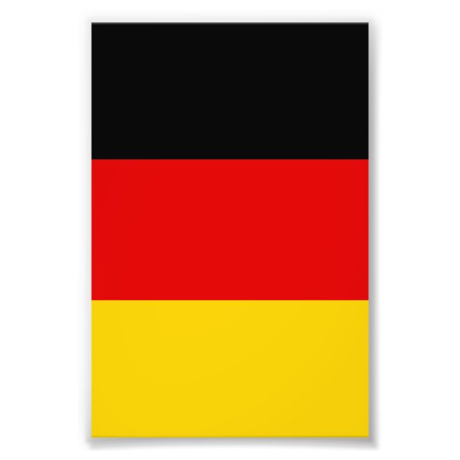 German flag photo print (Front)