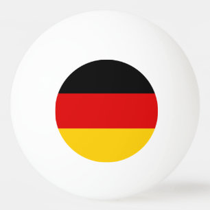 German flag ping pong ball