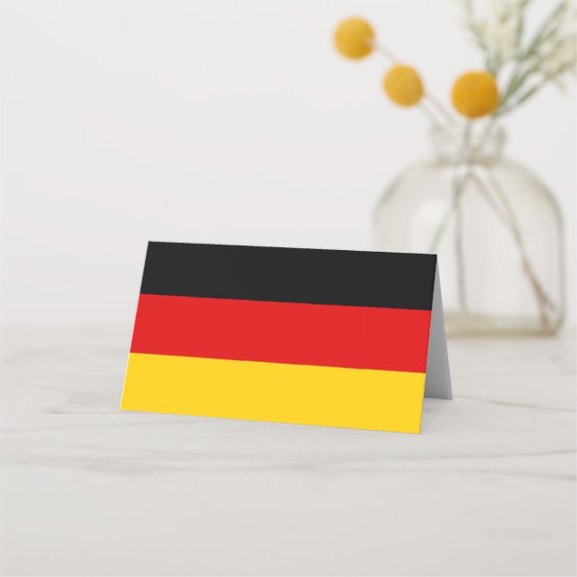 German flag place card (Front)