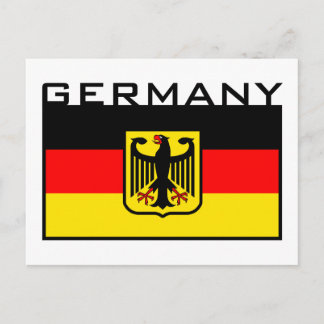 German Flag Postcard