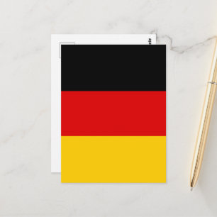 German flag postcard