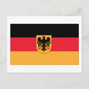 German Flag Postcard