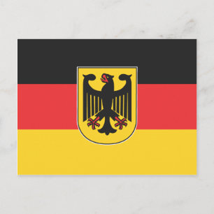 German Flag Postcard