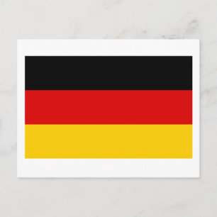 German Flag Products Postcard