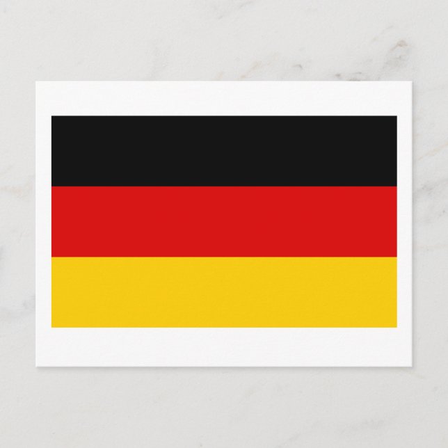 German Flag Products Postcard (Front)