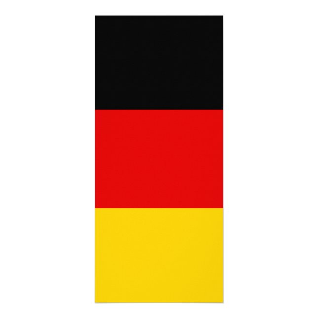 German flag rack card (Front)