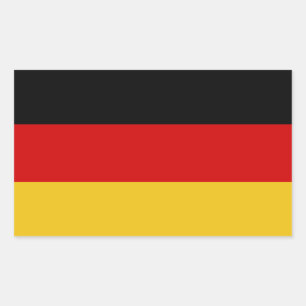 German Flag Rectangular Sticker