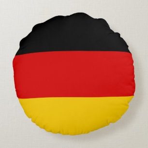 German flag round cushion