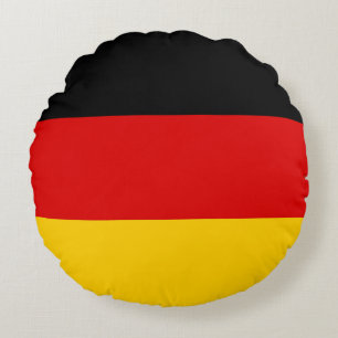 German Flag Round Cushion