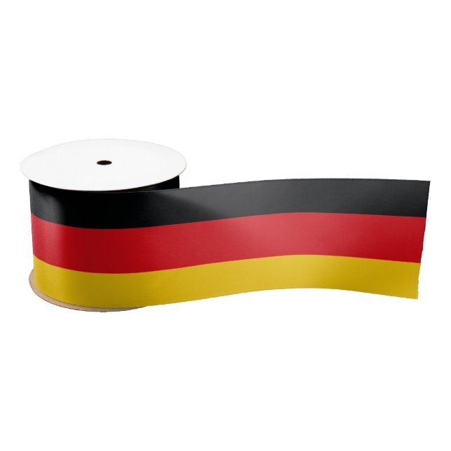 German Flag Satin Ribbon (Spool)