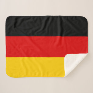German Flag Sherpa Blanket