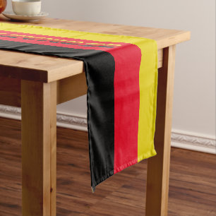 German flag short table runner