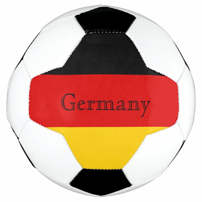 German Flag Soccer Ball (Front)