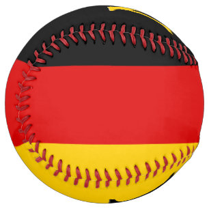 German Flag Sports Fam Custom Monogrammed Softball