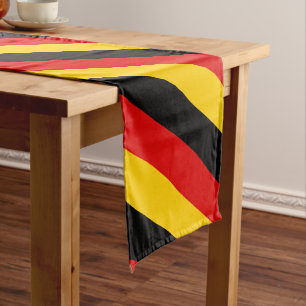 German flag & Sports fan house decor / Germany Short Table Runner