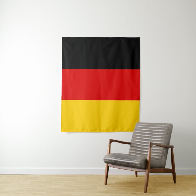 German flag tapestry (In Situ)