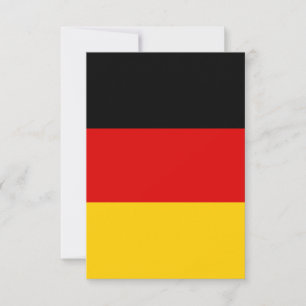 German flag thank you card