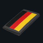 German flag tri-fold wallet<br><div class="desc">German flag black red gold</div>