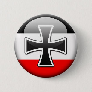 German Flag WWI 6 Cm Round Badge