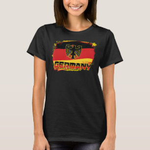 German FootballSoccer German flag Graphic T-Shirt