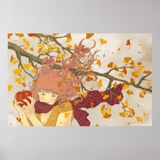 German for Autumn Poster