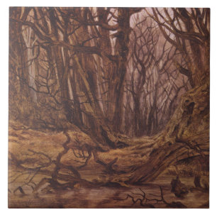German Forest in the Fall Season Tile
