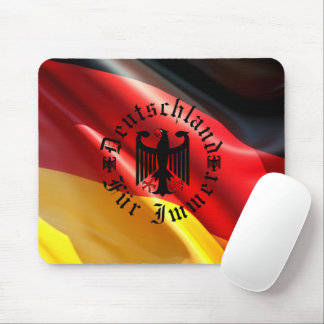 German Forever/black eagle/Deutschland flag Mug Mouse Mat