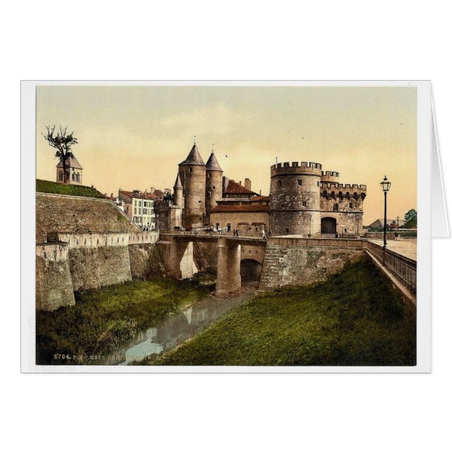 German Gate, Metz, Alsace Lorraine, Germany vintag (Front Horizontal)