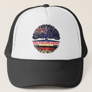 German Germany New Zealander New Zealand Tree Root Trucker Hat